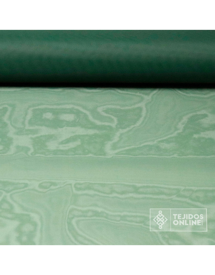 Organdí Verde Botella - Telas para Volantes - Tejido de Organdí - Imagen 2