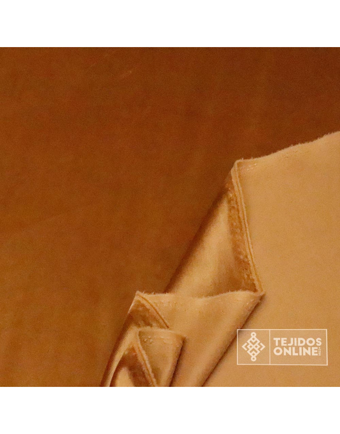 Terciopelo Camel Oscuro | Telas en Terciopelo