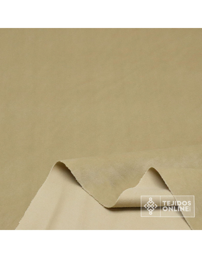 Terciopelo Liso Camel- Terciopelo - Telas de Terciopelo