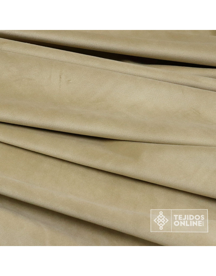 Terciopelo Liso Camel- Terciopelo - Telas de Terciopelo