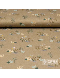 Punto de Algodón con Estampado de Elefantes | Moda Infantil 2
