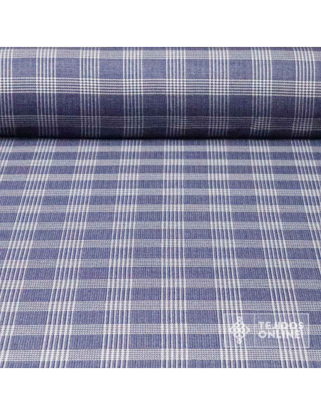 Tela Principe Gales Azul | Telas Online Tela Principe Gales Azul | Telas Online