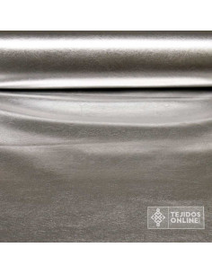 Tela Polipiel Plateada Fantasía - Comprar Polipiel para Canraval