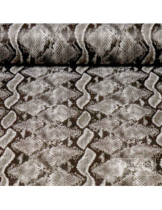 Tela Serpiente Animal Print Gris | Telas para Carnaval