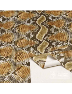 Tela Serpiente Animal Print Camel | Telas para Carnaval 2