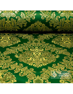 Brocado Cofrade Verde - Telas Cofrades - Telas de Brocados
