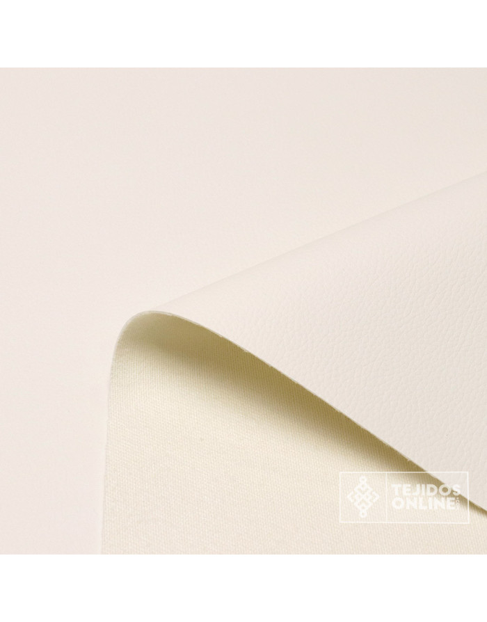 Polipiel Lisa Blanca - Polipiel Lisas - Telas de Polipiel - Imagen 2