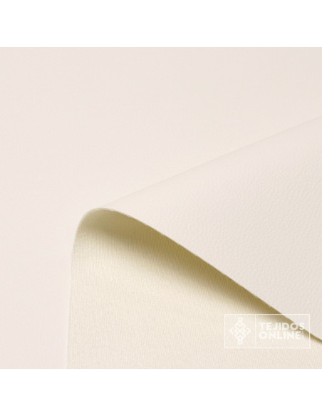 Polipiel Lisa Blanca - Polipiel Lisas - Telas de Polipiel - Imagen 2