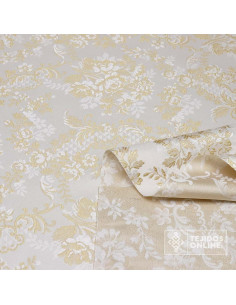 Tela Brocada Beige - Telas Cofrades - Telas para Iglesias 2