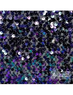 Tela de Tul Lentejuelas Moradas - Telas de Tul - Tienda de Telas 2