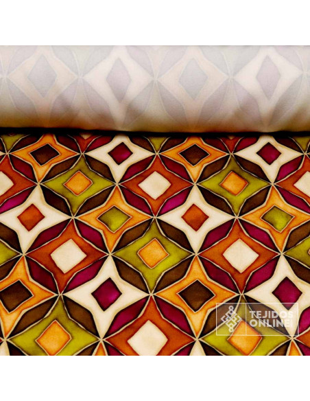 Tela Lycra Estampada Geométrica - Telas de Lycra - Telas Online Tela Lycra Estampada Geométrica - Telas de Lycra - Telas Online