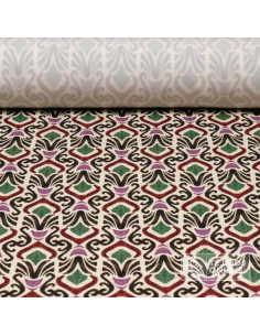 Tela Lycra con Diseño Étnico Ornamental - Telas de Moda 2