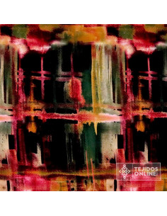 Tela de Punto Abstracto  - Venta de Telas Online 2
