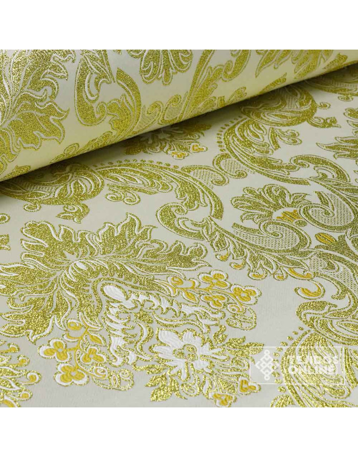 Tela Brocado Blanco - Telas Damascos y Brocado - Cofrade