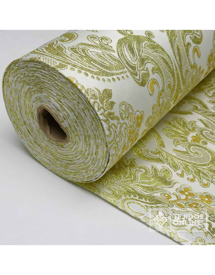 Tela Brocado Blanco - Telas Damascos y Brocado - Cofrade