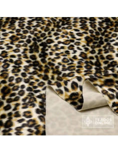 Tela de Pelo Leopardo - Tela Pelos Animal Print - TejidosOnline 2