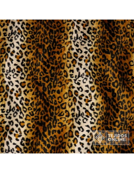 Tela de Pelo Lince - Tela Pelos Animal Print - TejidosOnline - Imagen 3