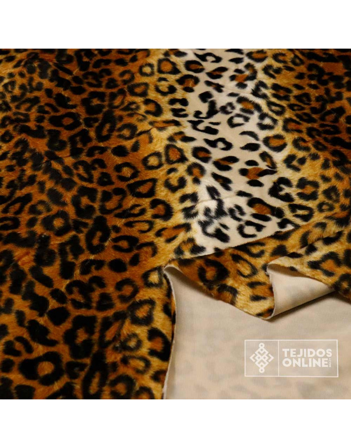 Tela de Pelo Lince - Tela Pelos Animal Print - TejidosOnline - Imagen 2