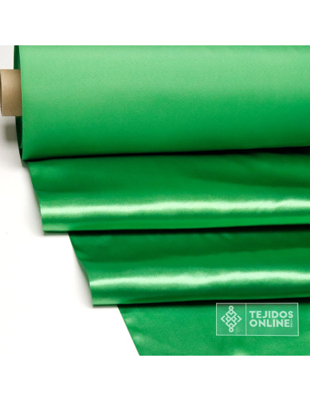 Tela Raso Verde - Comprar Telas de Raso para Carnaval - Imagen 1