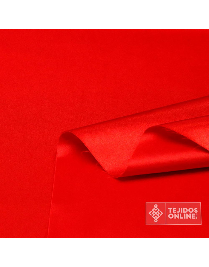 Tela Raso Rojo - Comprar Telas de Raso para Carnaval