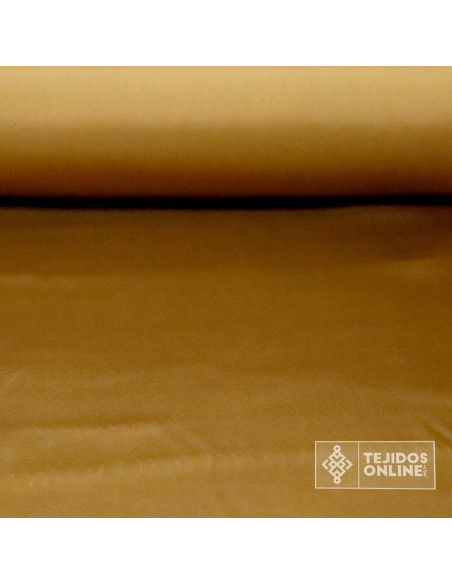 Tela Raso Camel Oscuro para Carnaval - Telas de Raso al Mejor Precio - Imagen 3