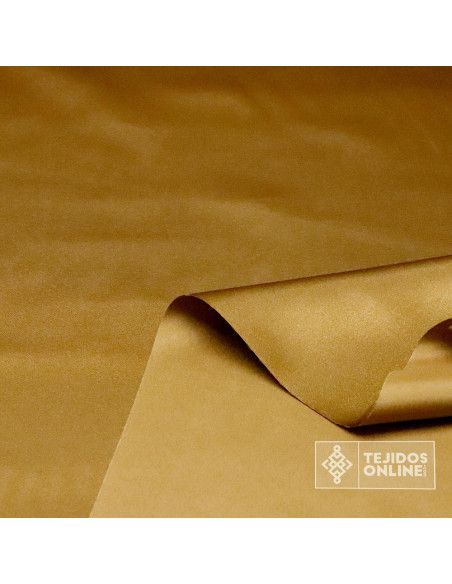 Tela Raso Camel Oscuro para Carnaval - Telas de Raso al Mejor Precio - Imagen 2