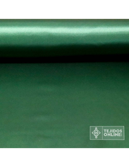 Tela Raso Verde Botella para Carnaval - Telas de Raso - Imagen 3