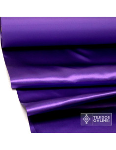 Tela Raso Morado Nazareno para Carnaval - Telas de Raso