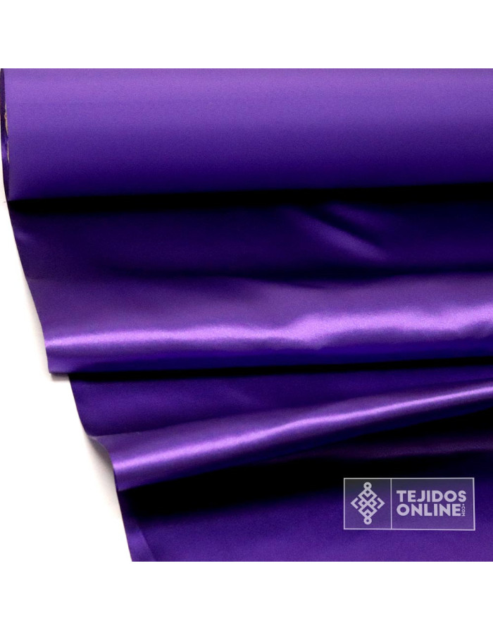 Tela Raso Morado Nazareno para Carnaval - Telas de Raso