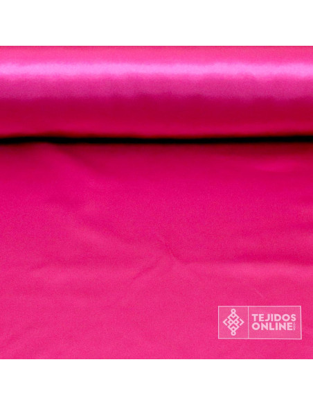 Tela Raso Rosa Fucsia para Carnaval - Telas de Raso