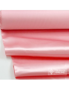 Tela Raso Rosa Bebé para Carnaval - Precio Muy Económico