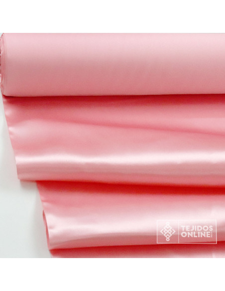 Tela Raso Rosa Bebé para Carnaval - Precio Muy Económico - Imagen 1