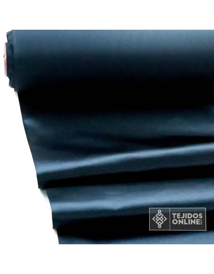 Tela Raso Azul Marino para Carnaval - Raso Doble de Ancho - Imagen 1