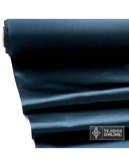 Tela Raso Azul Marino para Carnaval - Raso Doble de Ancho - Imagen 1