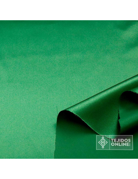 Tela Raso Verde Hierva para Carnaval - Tejidos Online - Imagen 2