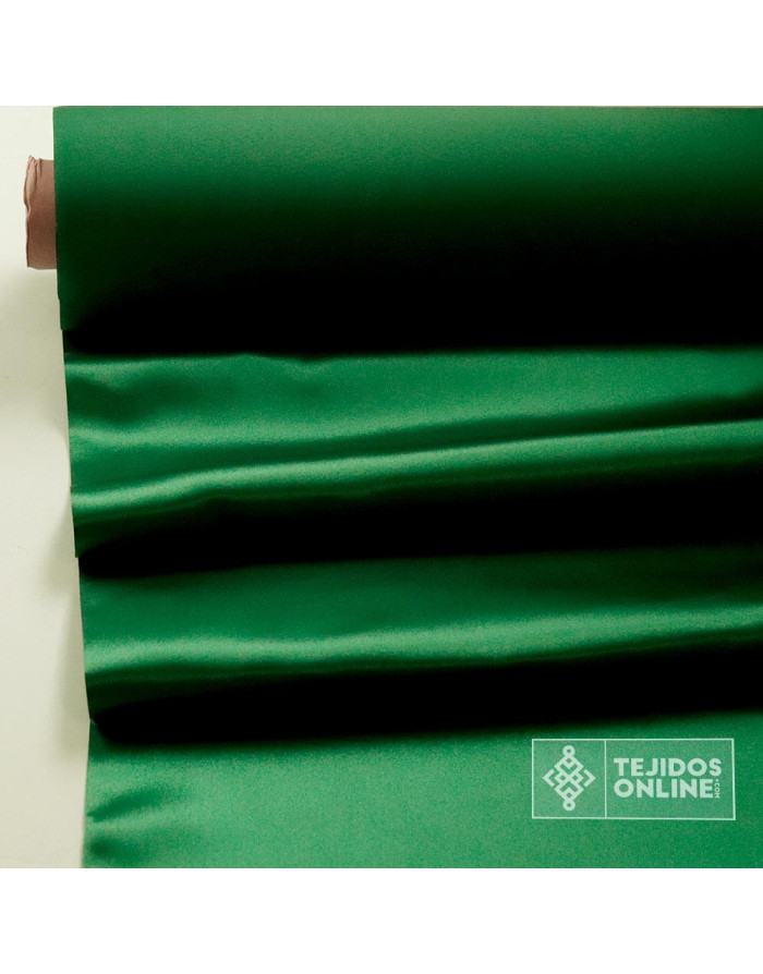 Tela Raso Verde Hierva para Carnaval - Tejidos Online - Imagen 1