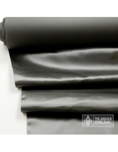 Tela Raso Gris Plomo para Carnaval - Tejidos Online