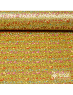 Tela Para Reyes Magos Jacquard Oro - Telas para Cabalgata