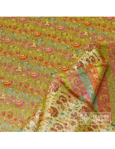 Tela Para Reyes Magos Jacquard Oro - Telas para Cabalgata 2
