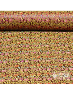 Tela Para Reyes Magos Jacquard Buganvilia - Telas para Cabalgata