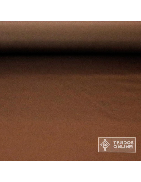 Tela Raso Marrón Chocolatepara Carnaval - Telas de Raso - Imagen 3