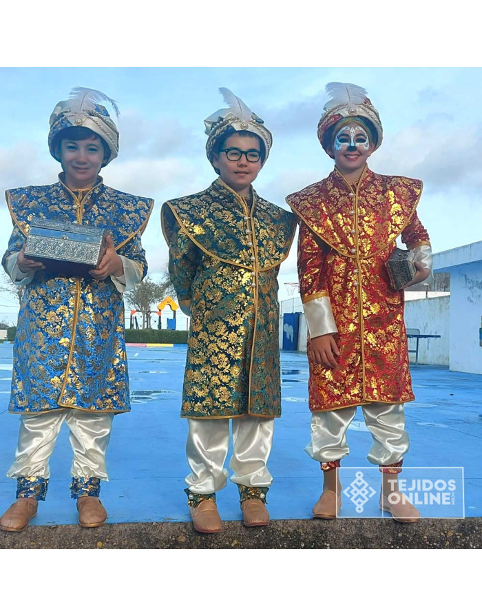 Telas de Terciopelo - Terciopelo Verde Pan de Oro