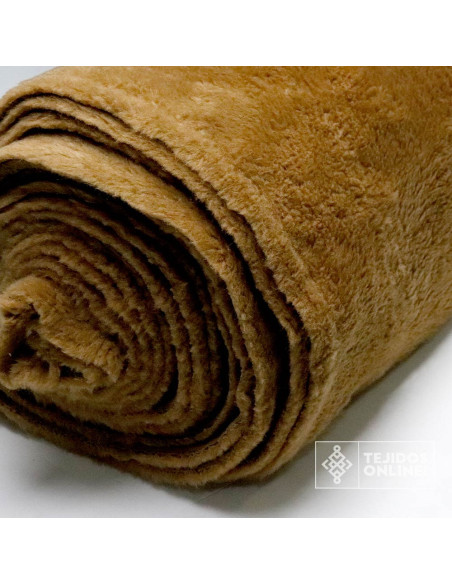 Tela Pelo Corto Camel Sintético | Tejidos Online