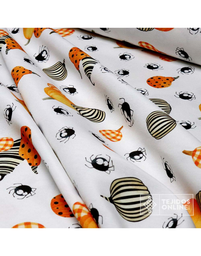 Telas Para Halloween - Tela Halloween Calabaza - TejidosOnline - Imagen 4