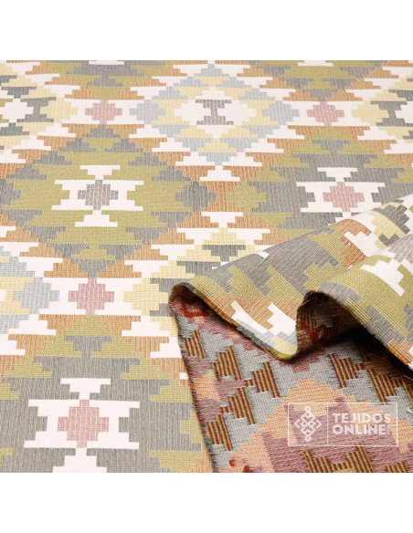 Tapicería Azteca Ramiel - Telas para Tapizar y Cortinas