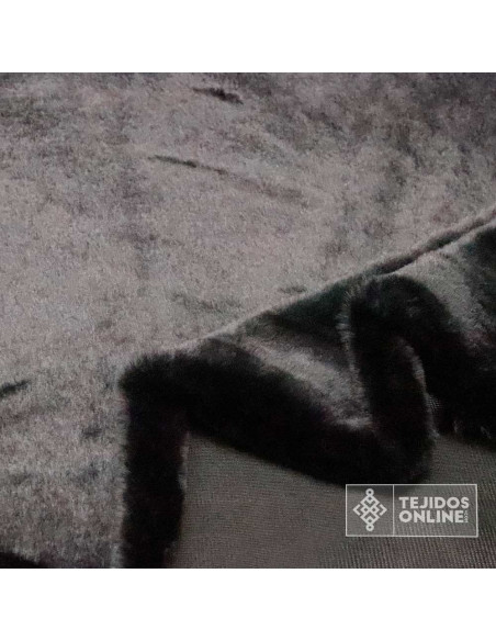 Tela Pelo Corto Negro Suave - Telas de Pelo - Tienda de Telas - Imagen 2