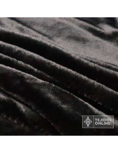 Tela Pelo Corto Negro Suave - Telas de Pelo - Tienda de Telas - Imagen 3