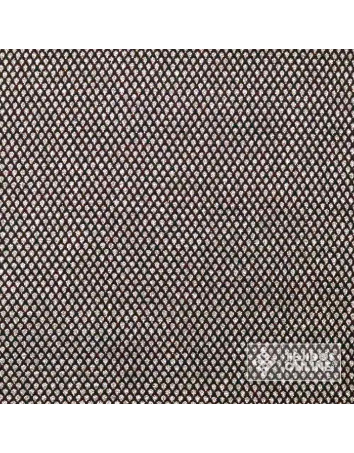 Tela de Red Negra con Plata: Telas para Carnaval - Imagen 4