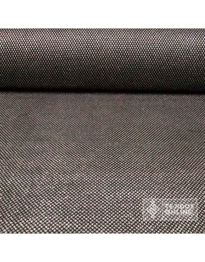 Tela de Red Negra con Plata: Telas para Carnaval - Imagen 1