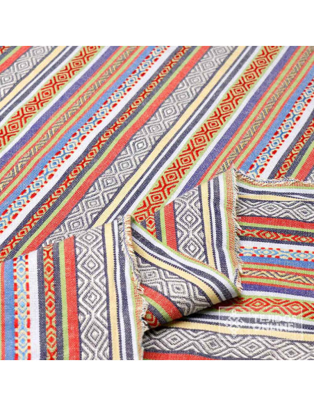 Tela Alpujarreña Celeste - Alpujarreñas - Telas para Bolsos - Imagen 2